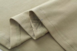 T-shirts pour hommes personnalisés, fabricant de streetwear, t-shirt en toile à col montant surdimensionné, t-shirt décontracté à manches courtes à séchage rapide pour hommes - Product Image 5