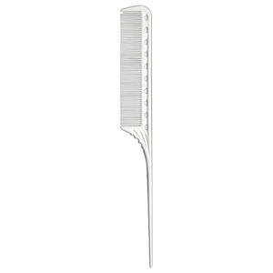 YS Professional 216mm White Ring <b>Comb</b> Salon and Home Use Hair Cutting <b>Comb</b> with PC Handle - Product Image 1