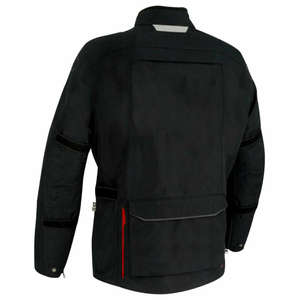 Chaqueta de Motociclismo Resistente, Impermeable, de Textil Cardura Negra para Motocross - Product Image 2