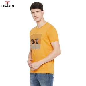 Logo personnalisé T-shirt homme léger surdimensionné 100% coton tricoté grande taille-fabriqué au Pakistan - Product Image 4