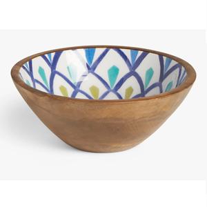 Prix de gros Bol à fruits en bois de forme ronde fait à la main Bol de service à salade de haute qualité pour les ustensiles de cuisine - Product Image 2