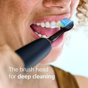 Têtes de brosse à dents électriques de rechange authentiques Philips Sonicare C3 deux-en-un, noires, lot de 4, quantité pour une année, HX9044/95 - Product Image 4