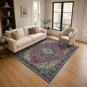 RUGS DEPOT LXDP-0386 Wholesale Multicolor Neutral Minimalist Designer Digital Printed Machine Washable Chenille Rug Non <b>Slip</b> - Product Image 2