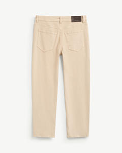 กางเกงยีนส์ทรงตรงลำลองสำหรับผู้ชาย ผ้าฝ้ายซักนุ่ม ระบายอากาศ ลายพิมพ์ 3 มิติ เหมาะสำหรับฤดูใบไม้ร่วง เอวกลาง สไตล์เรียบง่าย ผลิตในเวียดนาม - Product Image 2