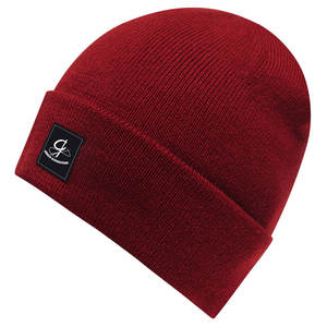 Gorro a rayas personalizable de tela de poliéster/algodón para hombre con logotipo personalizado, gorro liso de Jacquard - Product Image 2