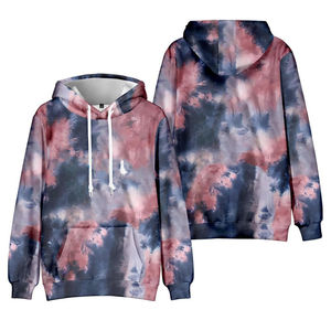 ขายส่ง 2024 Tie Dye Streetwear Hoodie Tie Dieล้างขนแกะขั้วโลกใหม่แฟชั่นHoodedเสื้อสวมหัวHoodiesโลโก้ที่กําหนดเอง - Product Image 4