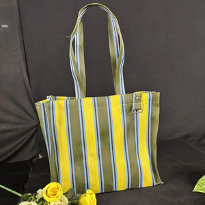 Bolsas de compras de PP recicladas del mercado indio de nailon con dos asas, bolsa de lavandería de suministro a granel de plástico de polipropileno de nailon fabricada en India - Product Image 2