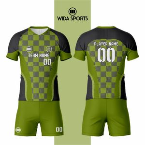 Uniforme de Fútbol Personalizado al por Mayor 2026, Último Diseño Unisex para Clubes, Equipos, Competencia y Entrenamiento, 100% Poliéster - Product Image 4