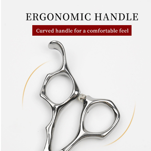 6 pouces Bleu Diamant Vis Surface Gravure Conception Ciseaux De Coiffure Barber Ménage Ciseaux Plats Ciseaux Amincissants - Product Image 5