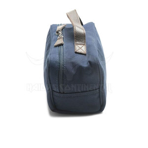 Nouvelle pochette de maquillage légère en coton Cordura à séchage rapide avec fermeture à glissière pour une utilisation en extérieur Logo personnalisable - Product Image 4