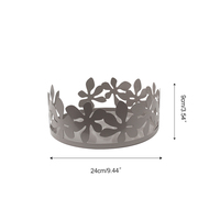 Étagère de rangement multifonctionnelle vintage en fer à motif floral, non pliable, pour tiroirs de cuisine, armoires, étagère d'angle, fête, camping-car, buffet
