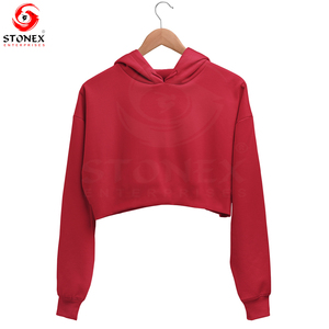 Custom <b>Men's</b> Distressed Cropped <b>Pullover</b> Hoodie Streetwear Style Drop Shoulder Pocket Fashionable Fleece <b>for</b> Winter Plain Dyed - Product Image 3