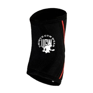 UNIQUE GYM WEAR - Rodillera Gruesa de Poliéster y Algodón con Logotipo Personalizado Impreso para Levantamiento de Pesas y Entrenamientos de Gimnasio - Transpirable y de Secado Rápido - Product Image 4