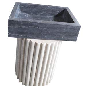 อ่างล้างหน้าหินอ่อนพรีเมียมงานแฮนด์เมด รุ่นใหม่ II คุณภาพสูง ดีไซน์มินิมอลทันสมัยจากอินโดนีเซีย - Product Image 1