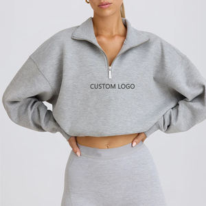 Sudadera de Algodón Suave Ligera de Talla Grande para Mujer, Fabricación Profesional 2025, Informal, Sólida, Transpirable, Holgada - Product Image 1