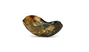 Bol en corne fait main élégant, finition brillante, sans BPA, pour la décoration de table de cuisine rustique moderne traditionnelle, biologique - Product Image 3