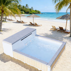 Chauffe-eau pour piscine peu profonde, cascade, filtre, pour hôtel, resort, maison d'hôtes, installation facile, fibre de verre, UV, personnalisé en usine - Product Image 1