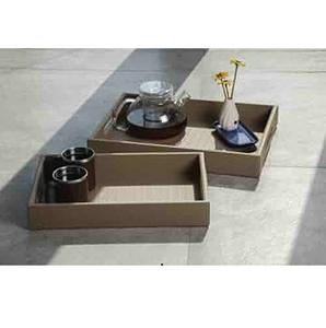 Offre spéciale Plateau de service en cuir de qualité supérieure Plateau de service personnalisé décoratif pour la maison pour la cuisine au prix de gros - Product Image 5