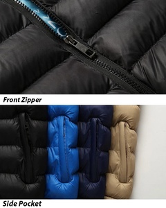 เสื้อแจ็คเก็ตบุผ้าฝ้ายแบบมีฮู้ดสำหรับผู้ชาย ปี 2024  ตกแต่งด้วยขนสัตว์  ผ้าแคนวาสหนา ระบายอากาศได้ดี  มีโลโก้สั่งทำพิเศษ  ไซส์ใหญ่พิเศษ - Product Image 6