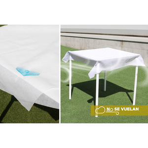 Mantel Blanco Novotex TNT de 100x100cm con Diseño 'Won't Fly Away', 150 Unidades, B2B - Product Image 1