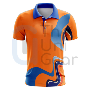 Camisas de manga corta de punto para hombre, camisetas informales de secado rápido de poliéster, negocios, moda al aire libre, tenis, Golf - Product Image 1