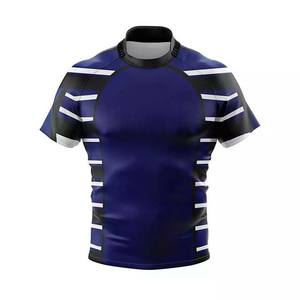 Nuevo estilo Vintage Rugby camiseta Jersey para adultos ropa deportiva al por mayor logotipo bordado estampado personalizado manga corta de secado rápido - Product Image 5