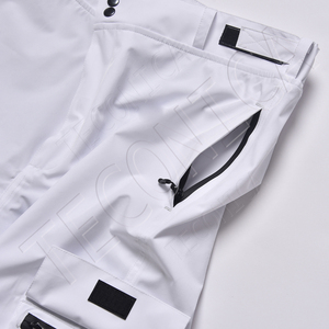 Pantalones de esquí unisex con cierre de cremallera, ropa de calle holgada, material impermeable transpirable, pantalones de snowboard de pierna ancha OEM personalizados - Product Image 3