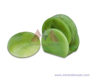 Top-Bán Vòng Màu Xanh Lá Cây Onyx Coaster Bộ Chất Lượng Cao Bán Buôn Handmade Khắc Đá Tự Nhiên Thủ Công Mỹ Nghệ Người Bán Tốt Nhất Trang Trí Nội Thất Thanh Lịch - Product Image 6