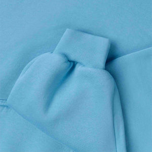 Sudadera con capucha de invierno de algodón francés de peso pesado para hombre, diseño de hombro caído de gran tamaño de alta calidad, bordado 100% algodón teñido liso - Product Image 4