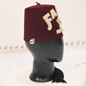 2025 tout nouveau haute qualité personnalisé Temple marron Shriner Fez 100% coton seau chapeaux pêche Logo personnalisé conçu concepteur - Product Image 5