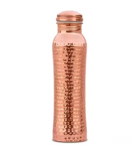 Bouteille précieuse en cuivre avec avantages pour la santé Bouteille d'eau en cuivre imprimée sans chevet pour l'hydratation quotidienne Meilleure vente - Product Image 2