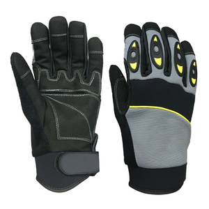 Guantes de montaje de seguridad mecánica de último diseño, guantes de trabajo transpirables de cuero ignífugos antideslizantes, funcionalidad de pantalla táctil - Product Image 1