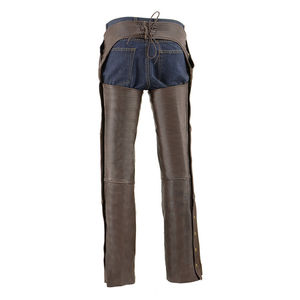 ขี่หนังวัวกันลมกันน้ำไซสพลัสไซส์สีทึบระบายอากาศได้ดี - Product Image 5