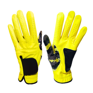 Gants de golf en cuir Cabretta légers et respirants personnalisables, sangle de poignet réglable, compatibles avec les écrans tactiles, main droite/gauche - Product Image 1