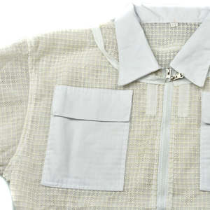 Chaqueta de apicultura, traje de poliéster Protector de seguridad, ropa de apiario transpirable impermeable duradera, cosecha de miel de talla grande - Product Image 3