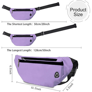 <span class=keywords><strong>Marsupio</strong></span> Multi-tasca con cinturino regolabile in Nylon impermeabile abilitato per il GPS personalizzato per le avventure di viaggio all'aperto delle donne degli uomini - Product Image 4