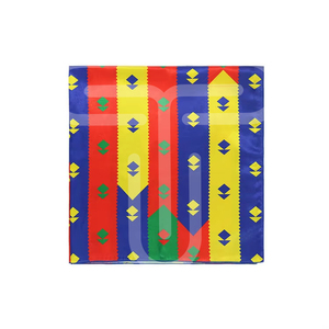 Haute qualité Floral 90*90cm carré foulards en soie sentiment Bandana tête Slik foulards pour femmes filles femmes foulards impression personnalisée - Product Image 4