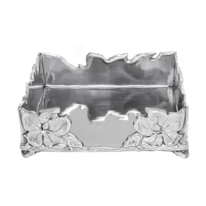 Organisateur de serviettes carrées brodées à la main et anneaux, décoration d'intérieur écologique personnalisable par ZAHID EXPORTS - Product Image 3