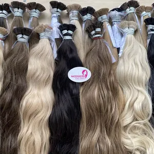 Hair Extensions Customized Length And Styles Natural Straight/Wave/Curly Flat Tip Vietnam Hair Wholesale Hair Vendors