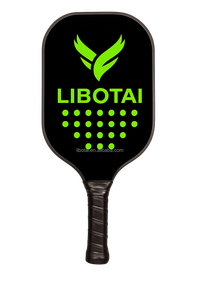 ไม้พายพิคเคิลบอล LIBOTAI ขนาด 396x195 มม. รุ่น Top09 สีดำ-เขียว คาร์บอนและแกนรังผึ้ง EVA รับทำโลโก้ตามสั่ง โรงงาน OEM ขายส่ง - Product Image 1