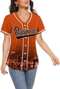 เครื่องแบบซอฟต์บอลพิมพ์ลายพิมพ์ซับลิเมชันเสื้อยืดทีมน้ำหนักเบาระบายอากาศได้พร้อมกางเกงเข้าชุด - Product Image 2