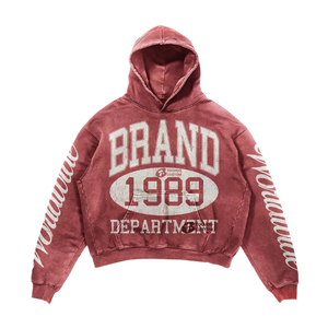 Pull à capuche pour hommes brodé de logo personnalisé Sweat à capuche respirant à séchage rapide 100% coton Streetwear OEM Sweats à capuche tricotés - Product Image 2