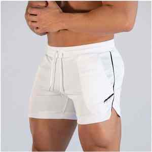 Pantalones cortos deportivos para hombre de secado rápido, transpirables, ligeros, para entrenamiento, correr, con cintura elástica, cómodos, para fitness activo. - Product Image 3