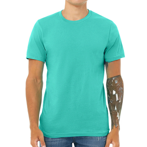 Camisetas de Algodón 100% para Hombre, Ajuste Cómodo, Transpirables, Holgadas, Color Sólido, Impresión Serigráfica, Ecológicas - Product Image 1