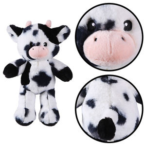Fluffy Soft Farm Animal Toys Milk <b>Cow</b> Plush Toys Custom Design Animal Plushies Baby Toys - Product Image 3