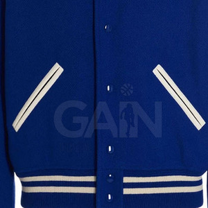 Veste Letterman personnalisée pour hommes Veste d'hiver pour les vêtements de sport d'équipe avec corps en laine - Product Image 5