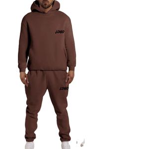 Conjunto Deportivo de 2 Piezas para Hombre, 100% Algodón Estampado, de Secado Rápido, con Forro Polar Transpirable y Diseño con Capucha - Product Image 4