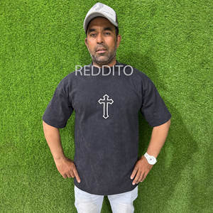 Nouveauté T-shirt léger en coton pour hommes et adultes, tissu tricoté confortable et ajusté, vente en ligne - Product Image 2