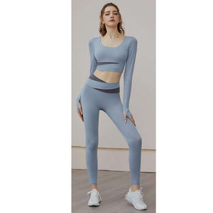 Styles de mode Yoga Legging et soutien-gorge Yoga ensembles écologique 2 pièces sans couture femmes Yoga ensemble pour adultes femmes - Product Image 1