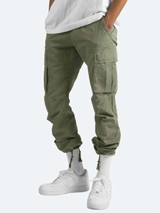 Pantalon cargo homme de haute qualité Pantalon cargo homme anti-rides, pantalon homme, teint uni - Product Image 2